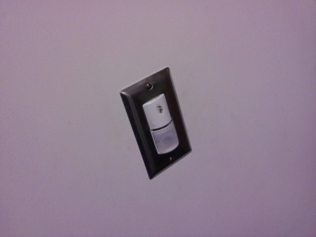 Automatic Light Sensor in a First Floor Study Room in Henderson Library