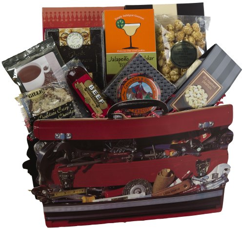 Art of Appreciation Gift Baskets Handymans Toolbox Gift Bag of Gourmet Food Treats