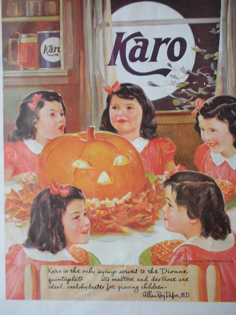 1938 Dionne Quintuplets Syrup Ad