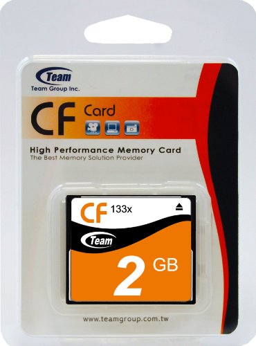 2GB Team CF Memory Card High Performance 133x For Polaroid PDC 3150 640CF 700 800. This Card Comes with Lifetime Warranty.