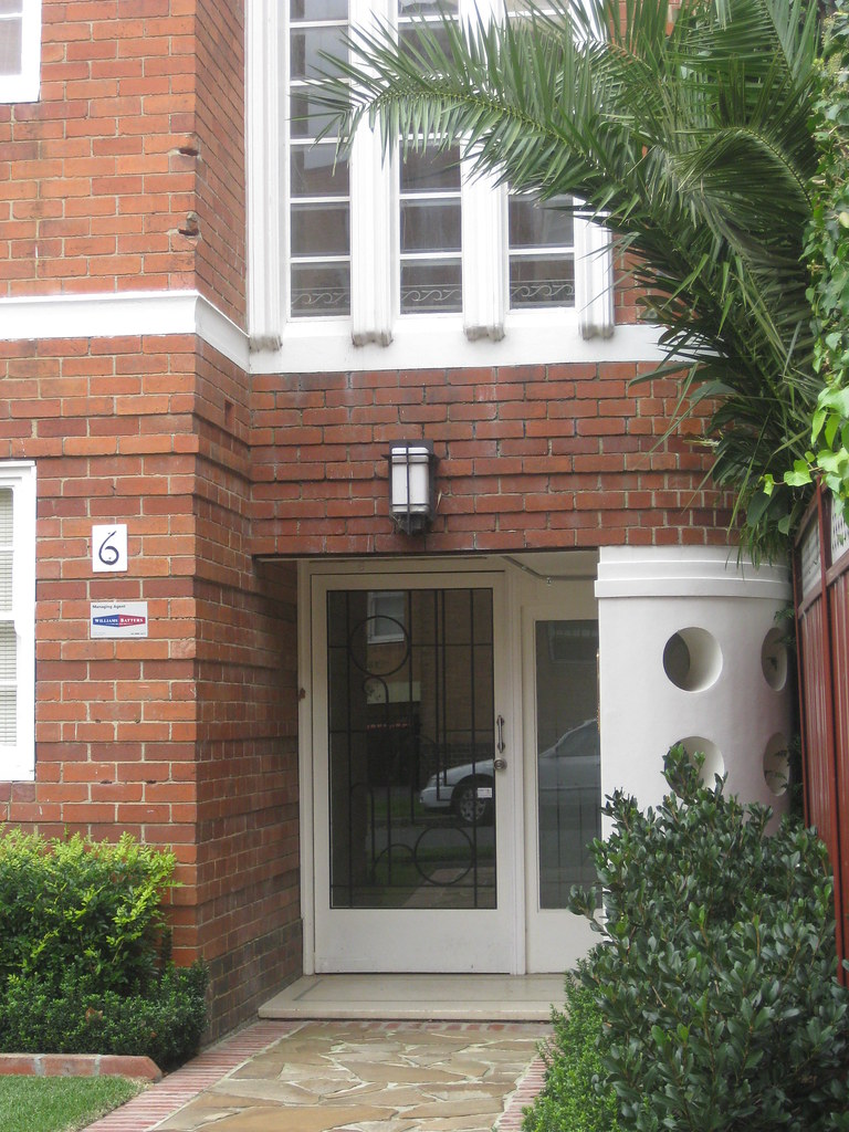 Entrance to an Art Deco Block of Flats - East Melbourne