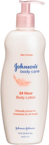 Johnson's Body Care, 24 Hour Body Lotion, 14-Ounce Pump Bottles (Pack of 4)