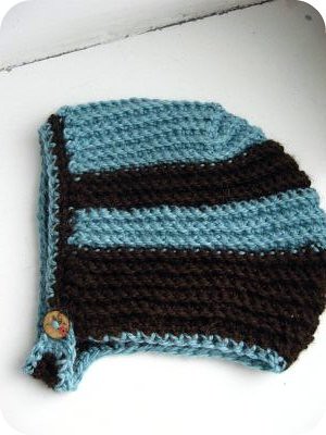 Crocheted baby hat