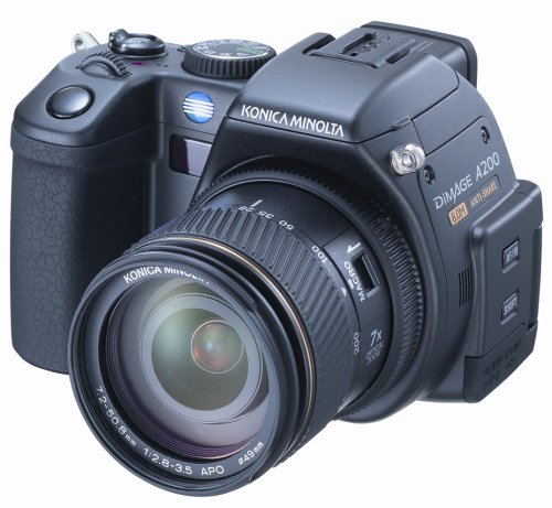 Konica Minolta Dimage A200 8MP Digital Camera with Anti-Shake 7x Optical Zoom