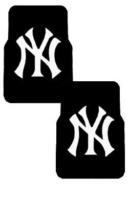 Front Car Truck SUV Rubber Floor Mats - MLB Baseball - New York Yankees