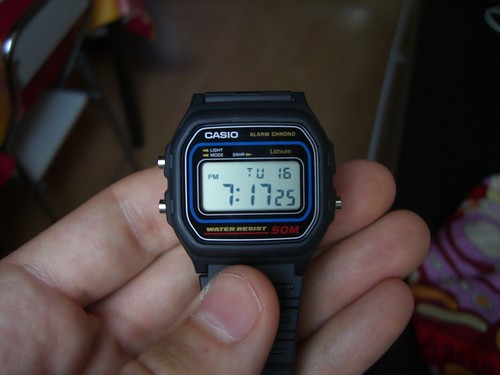 digital retro watch
