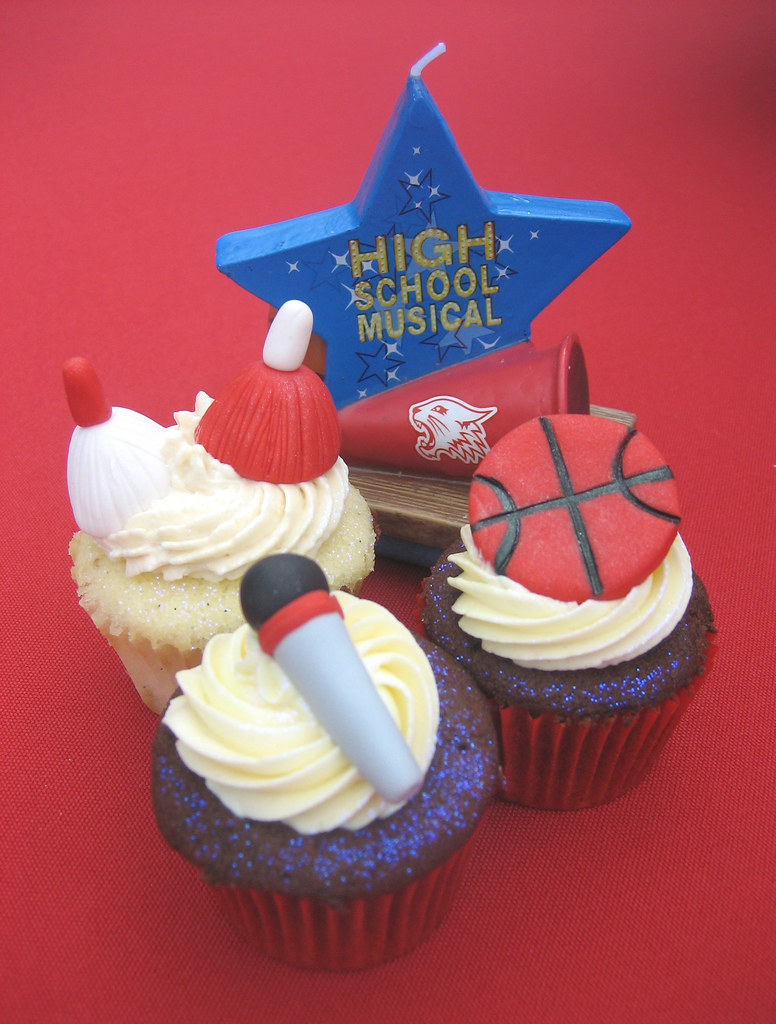 High School Musical Birthday Cupcakes