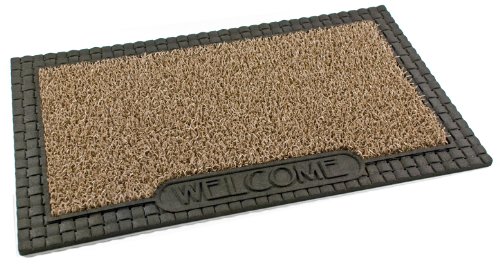 Clean Machine Country French 18-Inch by 30-Inch Doormat, Taupe