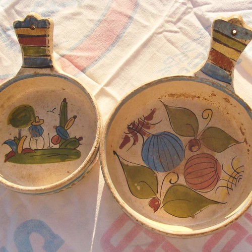vintage mexican terracotta pottery