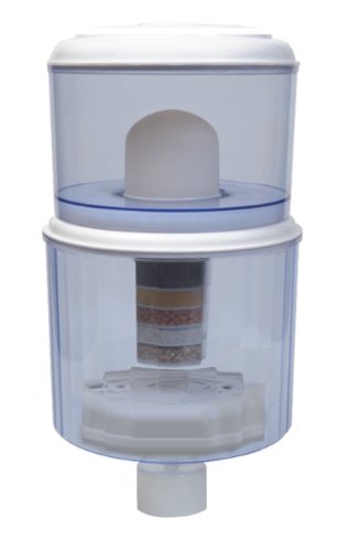 4 Gallon Water Cooler Filter Purifier - Save $$$ - Place on Cooler - Transform Tap Water to Healthy Mineral Drinking Water