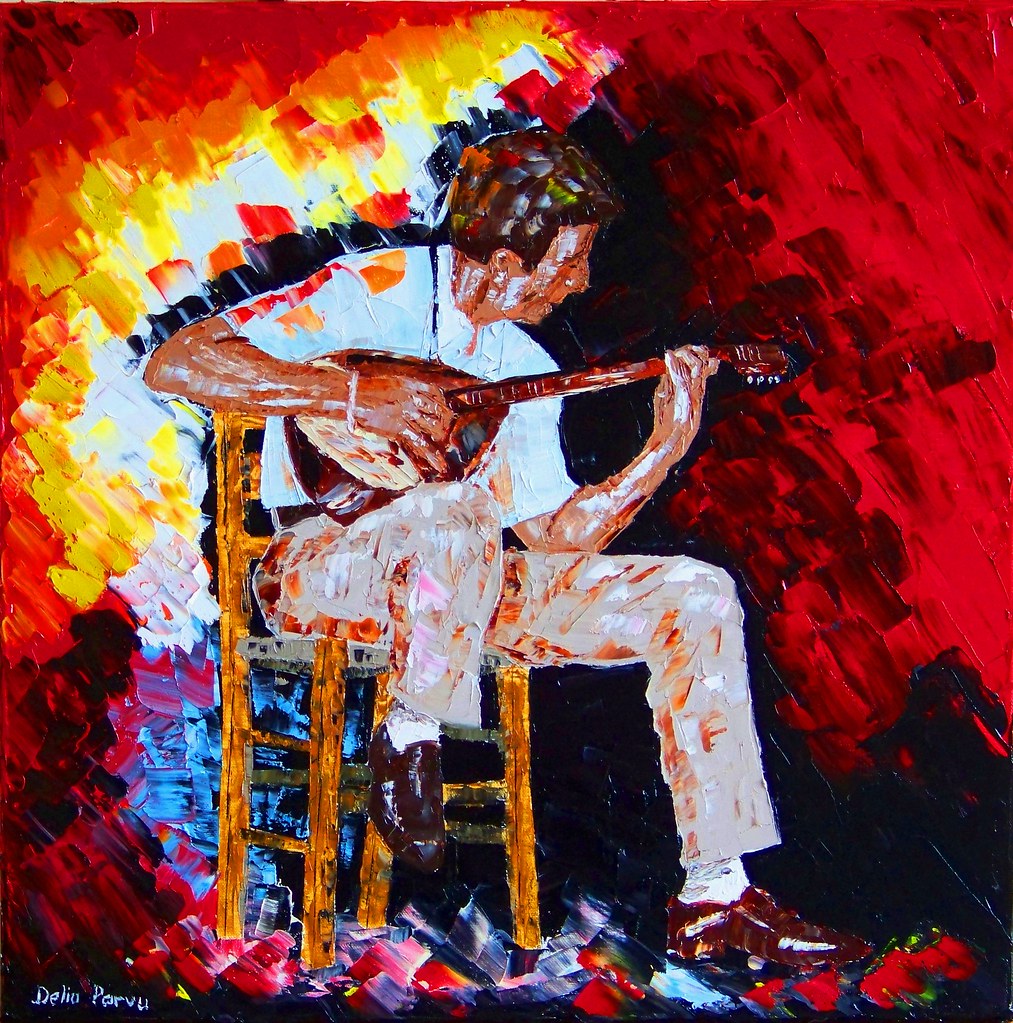 Greek Bouzouki Music Player by Delia Parvu