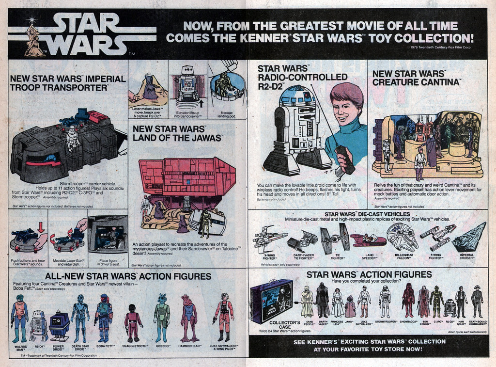 Ad for Kenner Star Wars toys from Wonder Woman 263