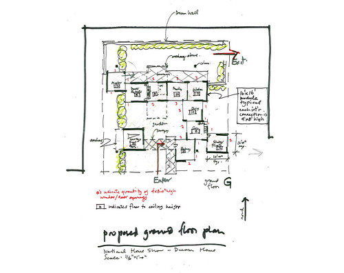 2010 Dream Home: Ground Floor Plan Sketch