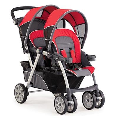Chicco Cortina Together Double Stroller, Fuego
