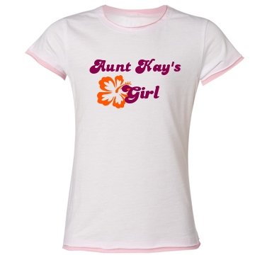 Aunt Kay's Girl: Custom Youth Sheer Layered T-Shirt