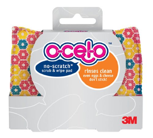 3M O-Cel-O 8220-SW Scrub and Wipe Sponge, 1-Pack colors may vary