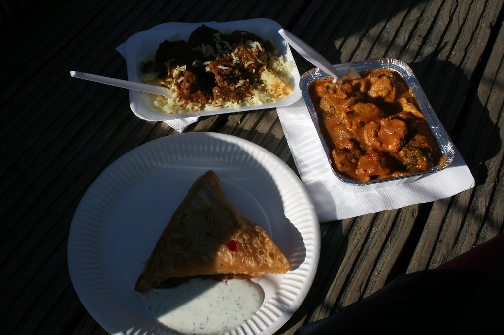 African and Indian food from Camden Market