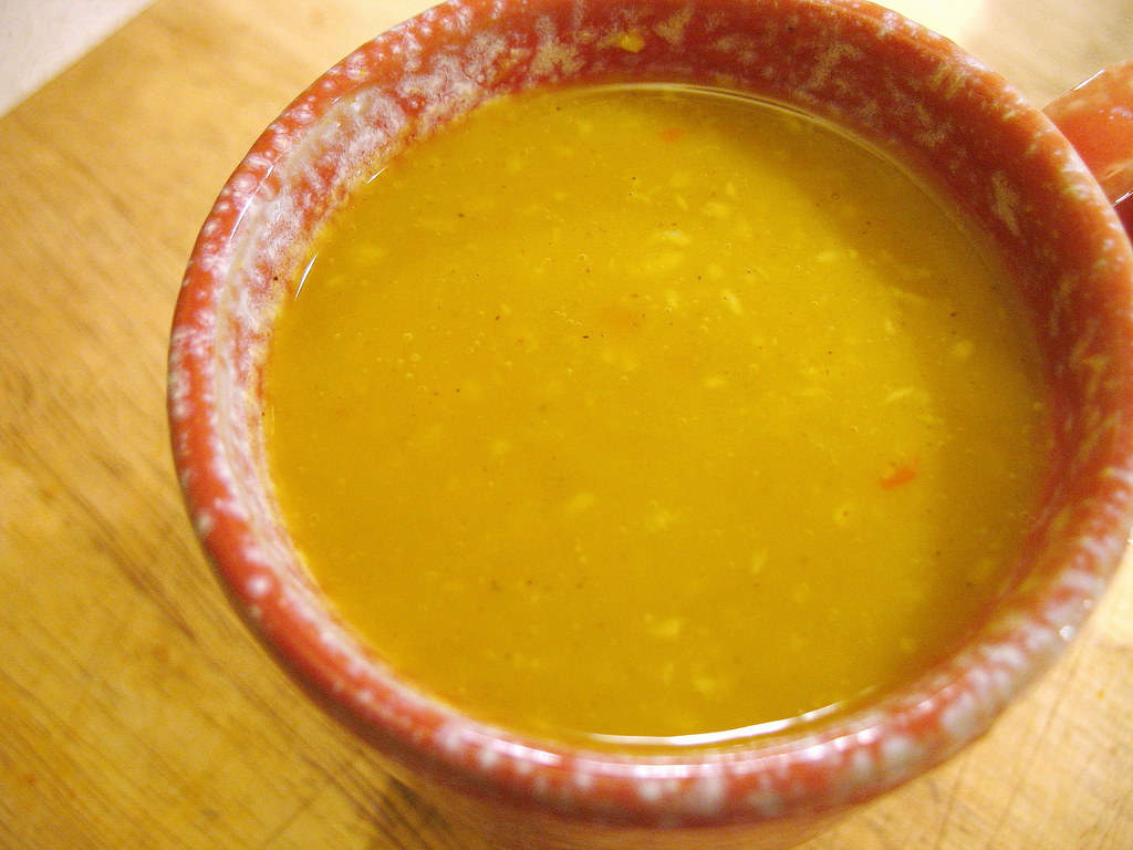 curried sqash & coconut soup