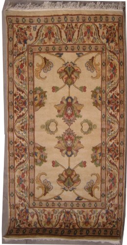 3'0 x 5'1 Double Knot Pak Persian Mahal Design Area Rug with Wool Pile - | Category 3x5 Rug | Handmade Pak Persian High Quality Rugs