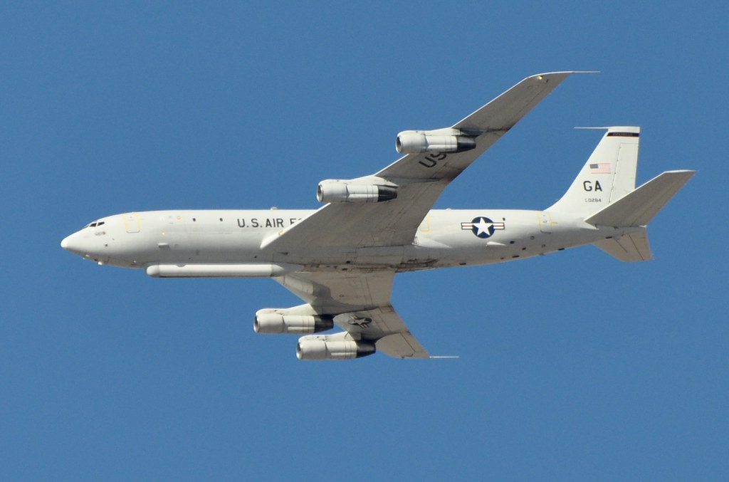 United States Air Force - Northrop Grumman E-8C Joint STARS (J-STARS) - USAF 94-0284 - Aviation Nation 2010 - Rehearsal - Nellis Air Force Base (LSV) - November 12, 2010 1 158 RT CRP