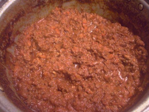 Lasagna Bolognese - The Bolognese sauce