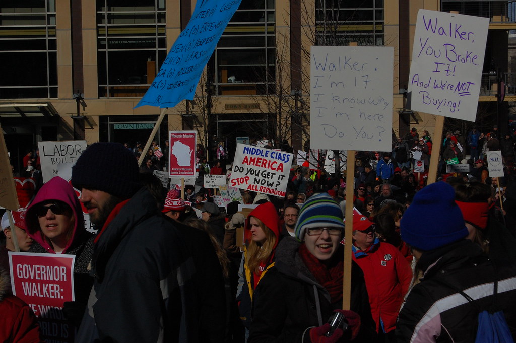 Wisconsin Pro-Workers Rally