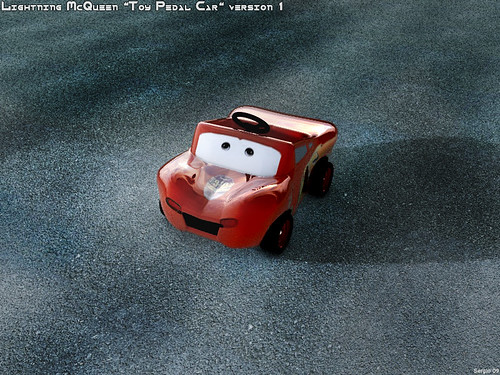 Lightning McQueen Pedal Car by Bamboo Learning