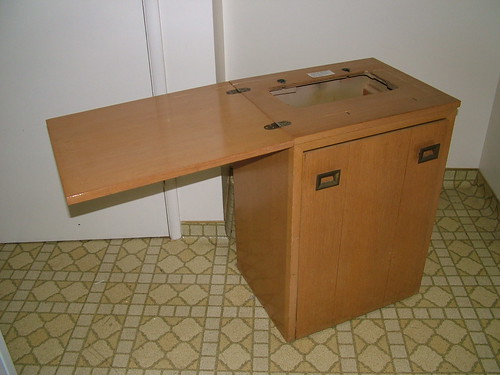 Fold-out Sewing table- $20