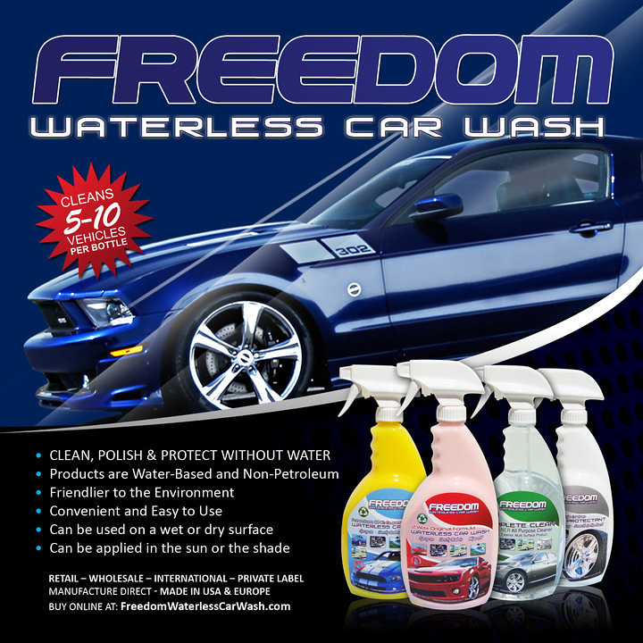 freedom waterless products