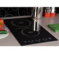 Summit : SINC2220 12 Induction Cooktop with 2 Cooking Zones - 240V