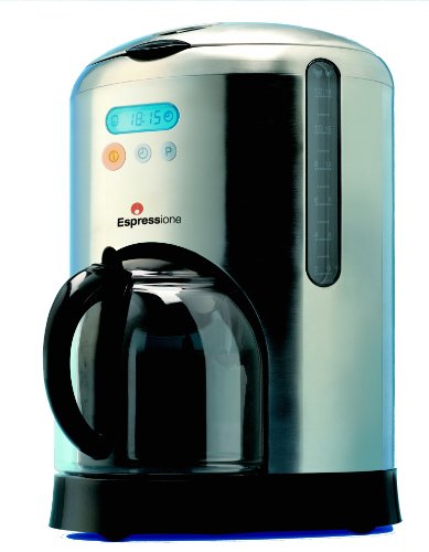 Espressione CM-475 Digital-Filter 10-Cup Coffeemaker, Stainless Steel