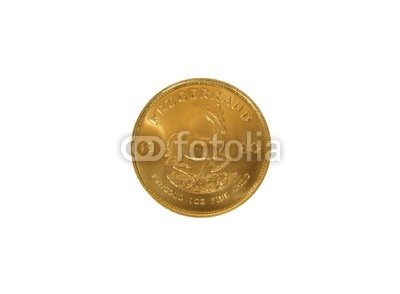 Wallmonkeys Peel and Stick Wall Decals - Krugerrand Gold Bullion Coin - 48
