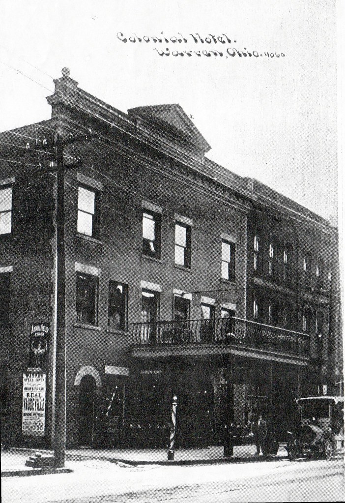 Warren Hotel (as Colonial Hotel), Warren, Ohio, circa 1920