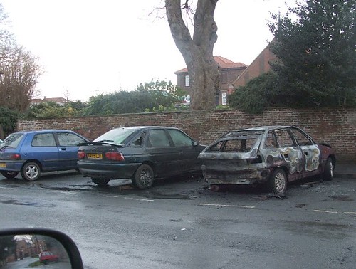 BURNED OUT CARS
