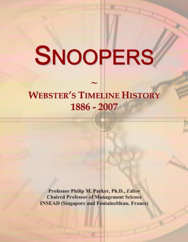 Snoopers: Webster's Timeline History, 1886 - 2007