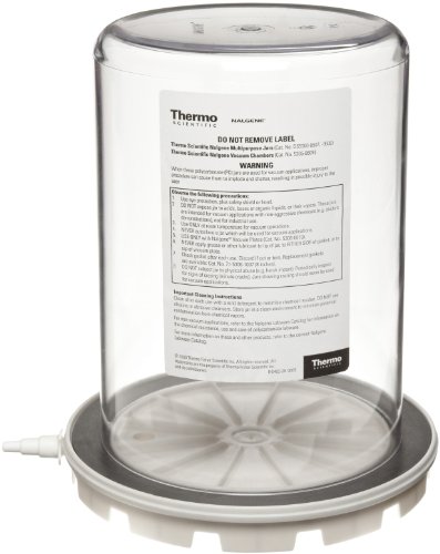 Nalgene Vacuum Chamber Jar With Vacuum Plate, Polycarbonate/Polypropylene (PC/PP), 6 x 9 Inches