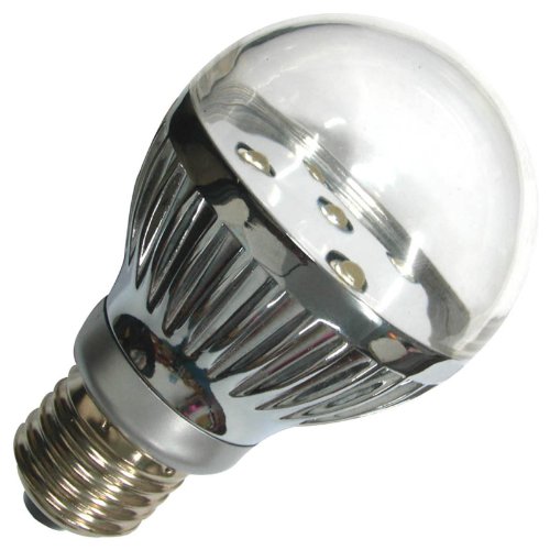 5x1 Watt Cree LED 110 Standard Screw Base Light Bulb, White 1004wh