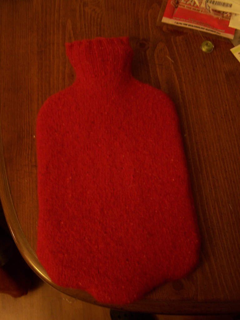 Felted Hot Water Bottle Cover