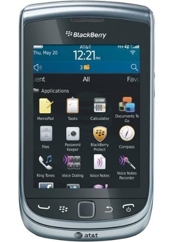 Blackberry Torch 2 9810 Unlocked Phone with 1.2GHz Processor, GPS, 5 MP Camera and HD Video - Unlocked Phone - No Warranty - Grey