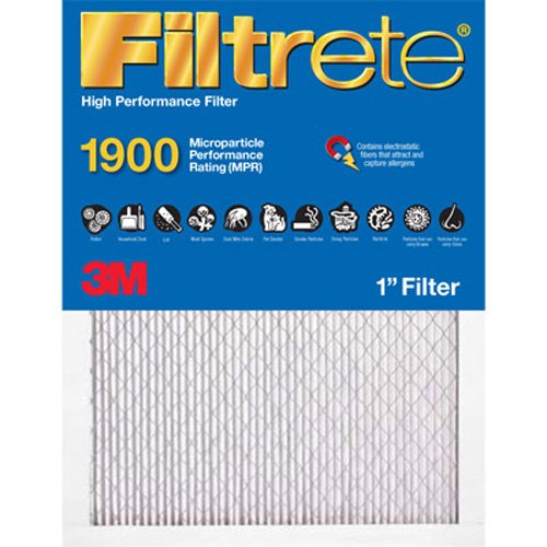 Filtrete UA01-6PK Ultimate Allergen Reduction Filters, 1900 MPR, 16 x 25 x 1, 6-Pack