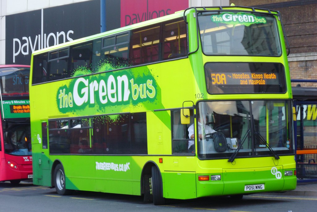 The Green Bus Dennis Trident 2/Plaxton President 102 (PO51 WNG)