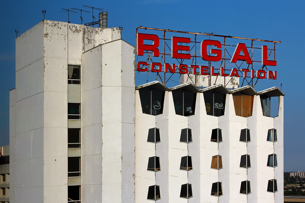 The now abandoned Regal Constellation Hotel