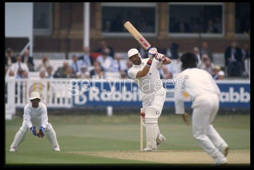 Graham Gooch on his way to 333-England vs India 1st test Lords 1990
