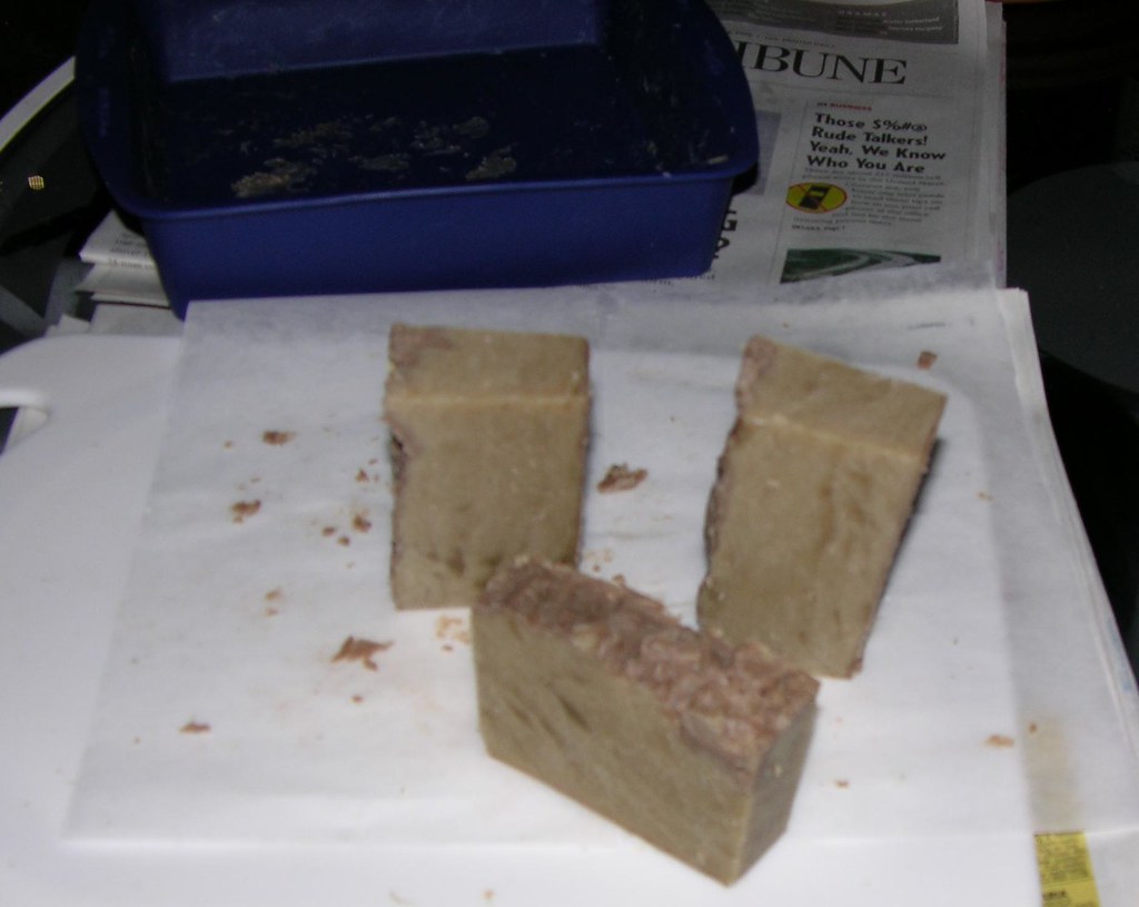 cooked ground beef soap