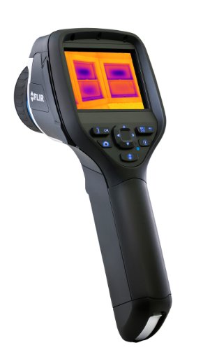 FLIR 49001-0801 model E50bx Compact Infrared Thermal Imaging Camera (240 x 180 IR Resolution) with on board Visual Camera, Wi-Fi, Picture-in-Picture, Thermal Fusion and Bright LED Light, Measures Temperature to 248F (120C)