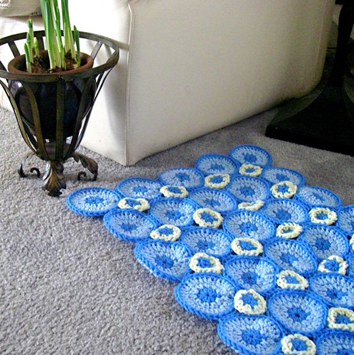 Custom Crochet Rug - Circles