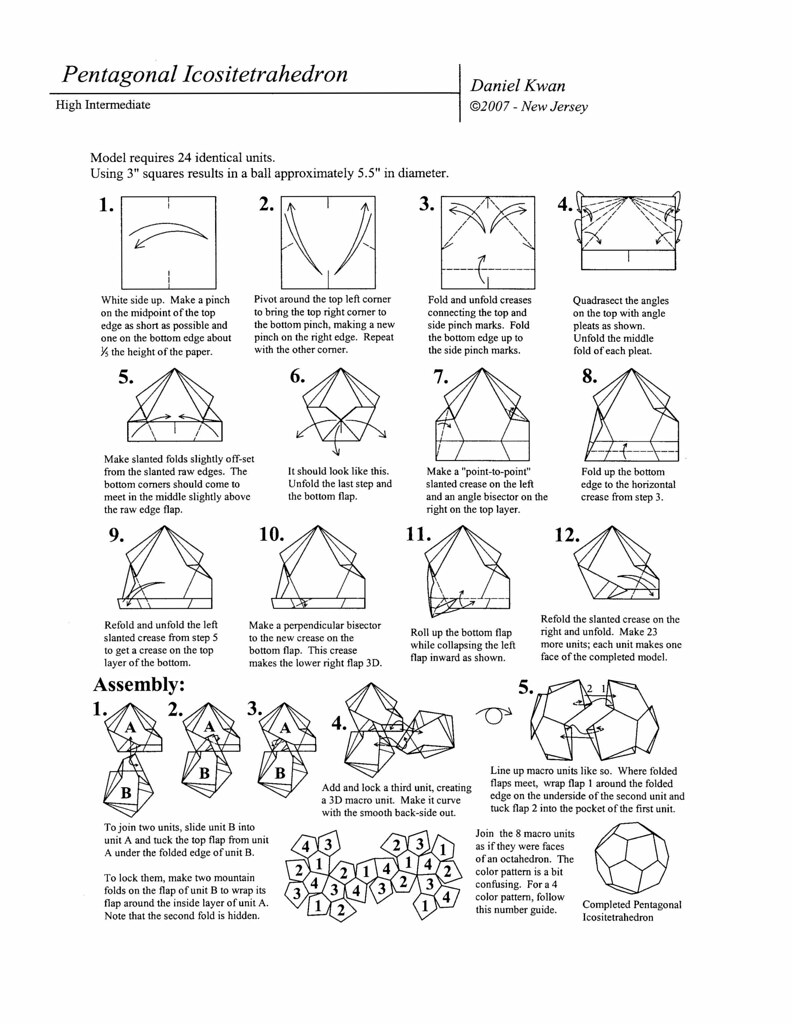 Diagrams - Pentagonal Icositetrahedron