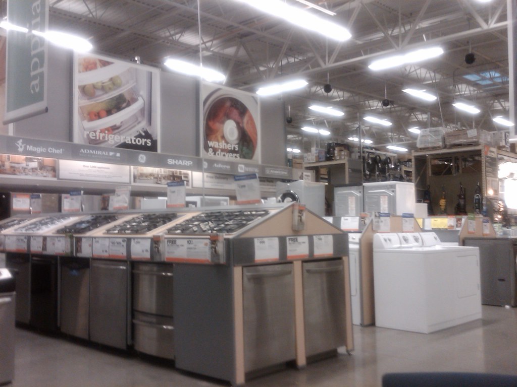 Home Depot Appliance Show Room