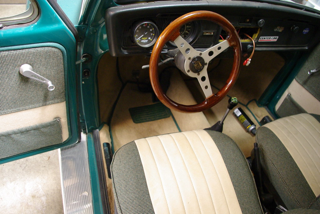 Front Seat, carpet, old dash