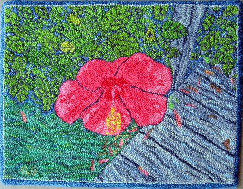 hibiscus rug
